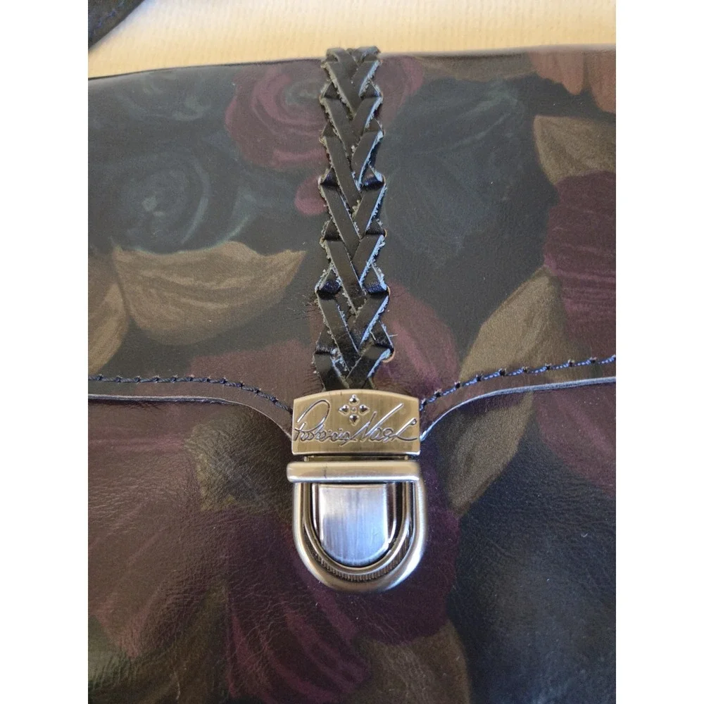 NWOT Patricia Nash Leather Crossbody Small Peruvian Painting Floral P667222‎